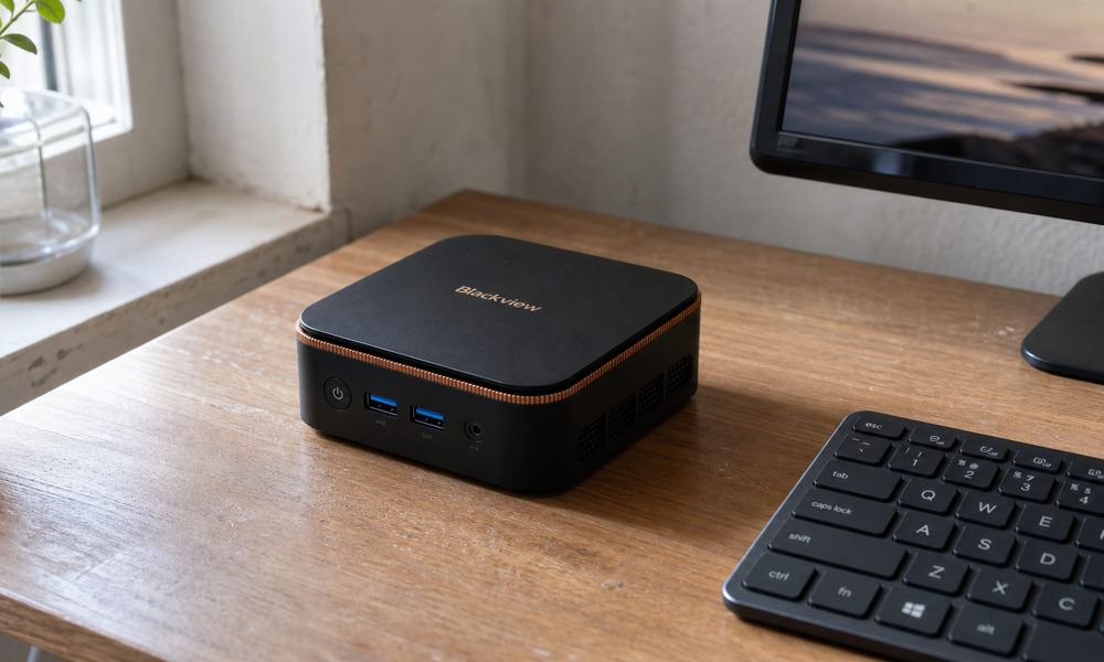 mini PC on the desktop