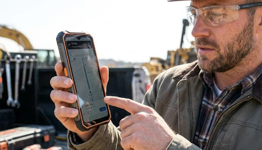 Rugged phone with big battery capacity