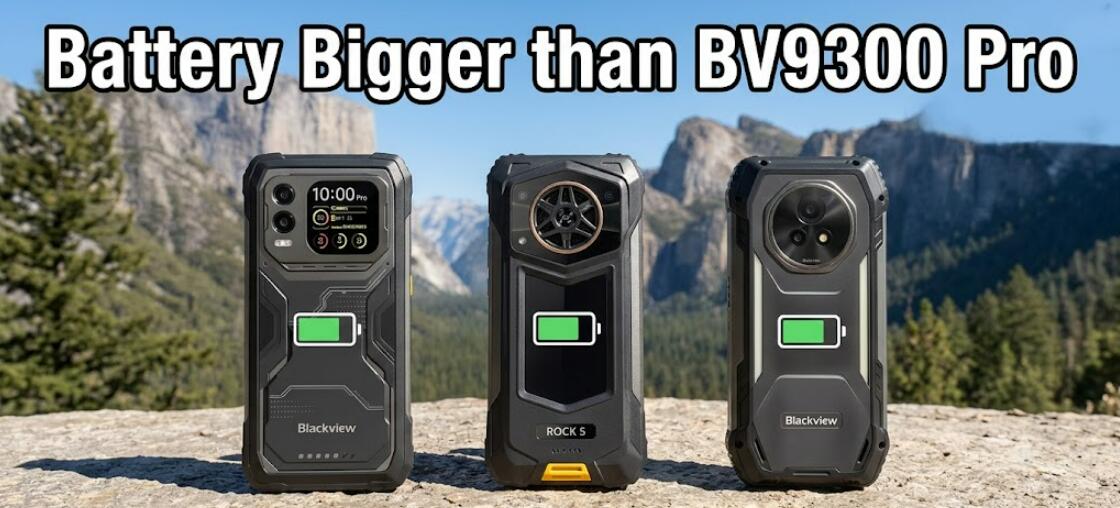 Blackview new models with battery bigger than BV9300 Pro