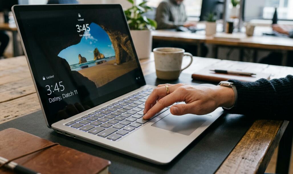 How do I lock the screen on a Windows 11/10 PC?