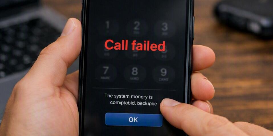 Why am I getting the "Call failed" message when I make a call? How to fix?