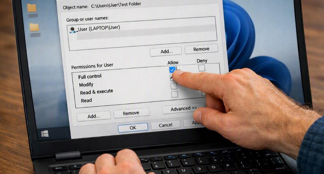 How to set folder or file access permissions in Windows 11/10?