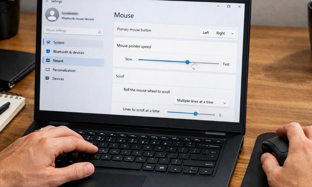 How to set mouse sensitivity in Windows 11 or 10?