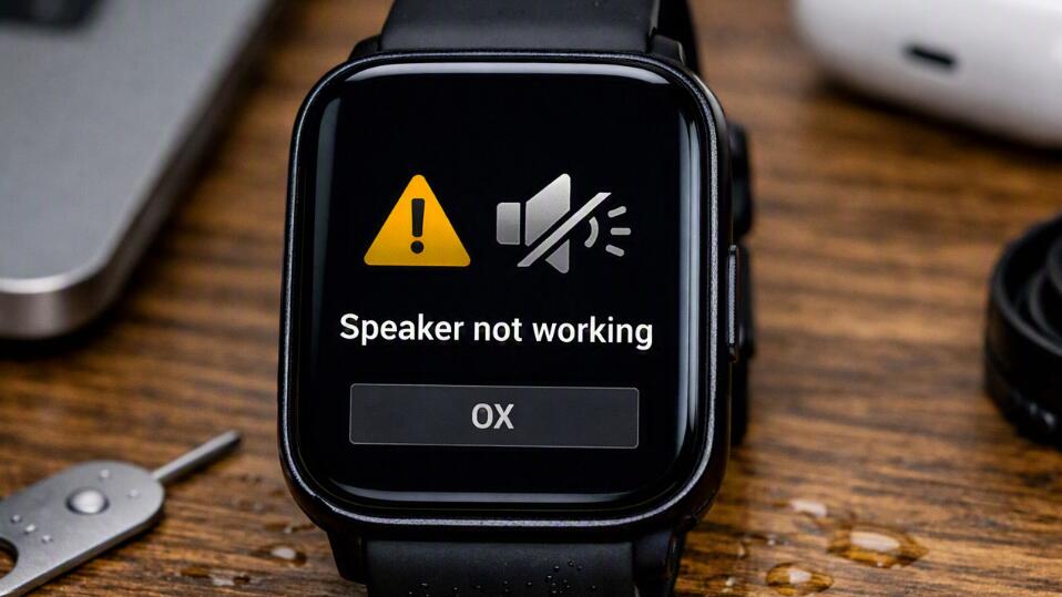 Smartwatch speaker not working? Reasons & fixing