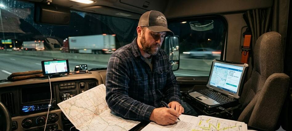 Essential tips for a truck driver to trip plan
