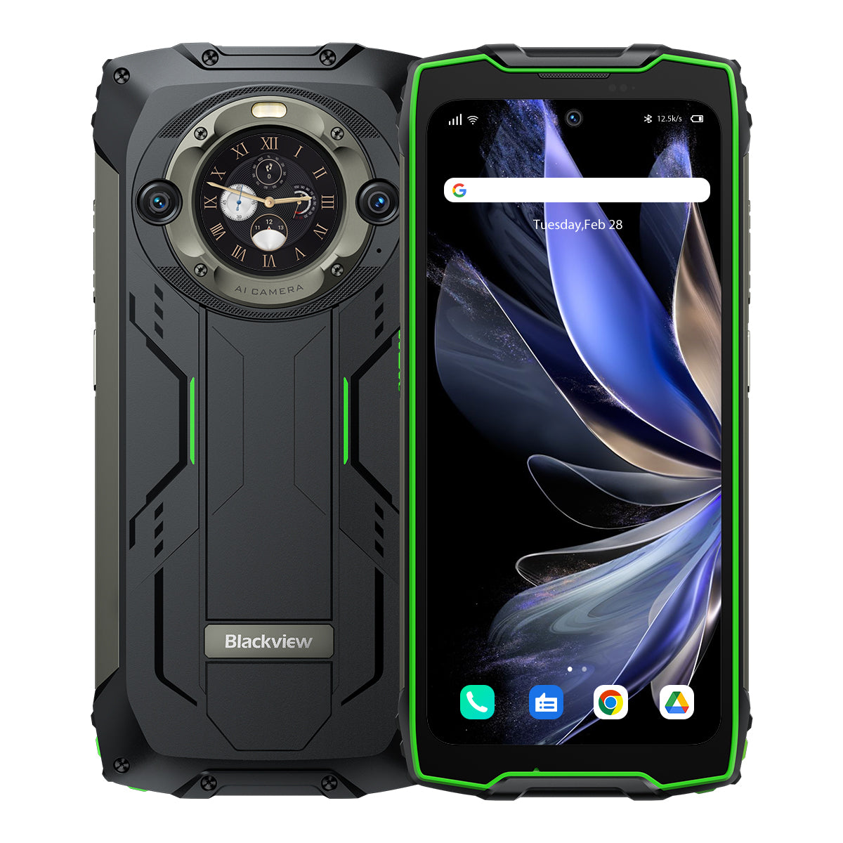 Blackview BV9300 Pro 8/12GB+256GB 6.7-Inch Main & 1.3-inch Round Secondary Display Built-in 100LM Flashlight 15080mAh Rugged 4G Cellphone