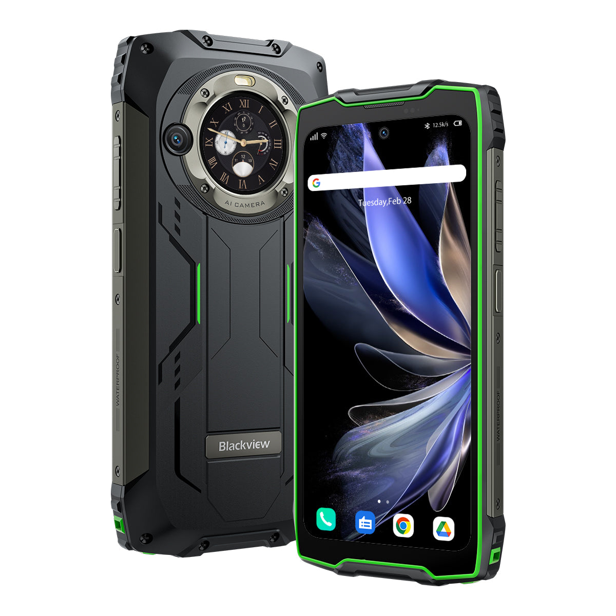Blackview BV9300 Pro 8/12GB+256GB 6.7-Inch Main & 1.3-inch Round Secondary Display Built-in 100LM Flashlight 15080mAh Rugged 4G Cellphone