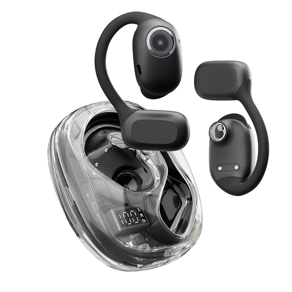 Blackview AirBuds 100 IP68 À Prova de Água Bluetooth 5.3 Auriculares TWS de Ouvido Aberto com Ganchos para a Orelha