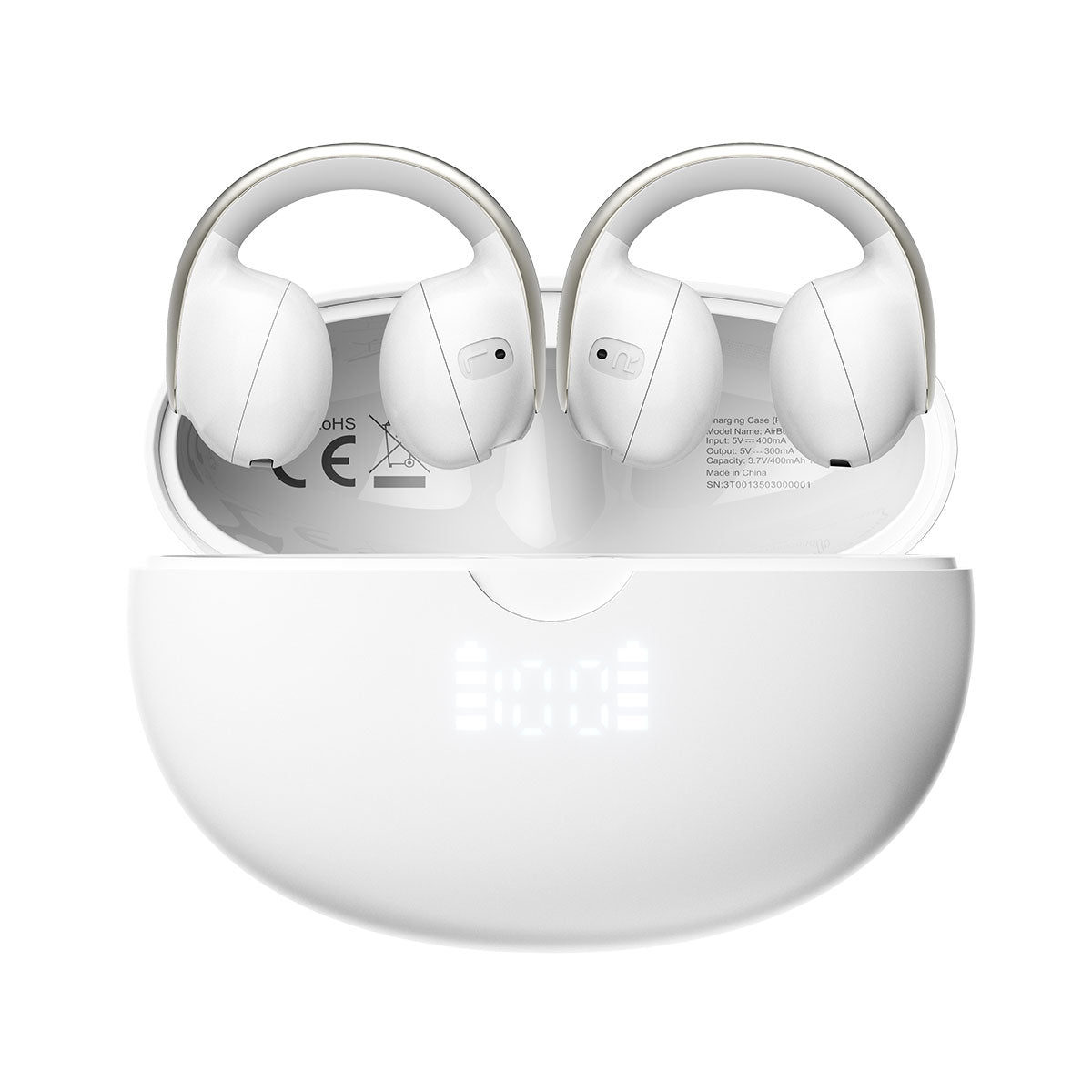 Blackview AirBuds 13 IPX7 Waterproof Smart Noise Reduction Bluetooth 5.4 Clip-on OWS Earbuds