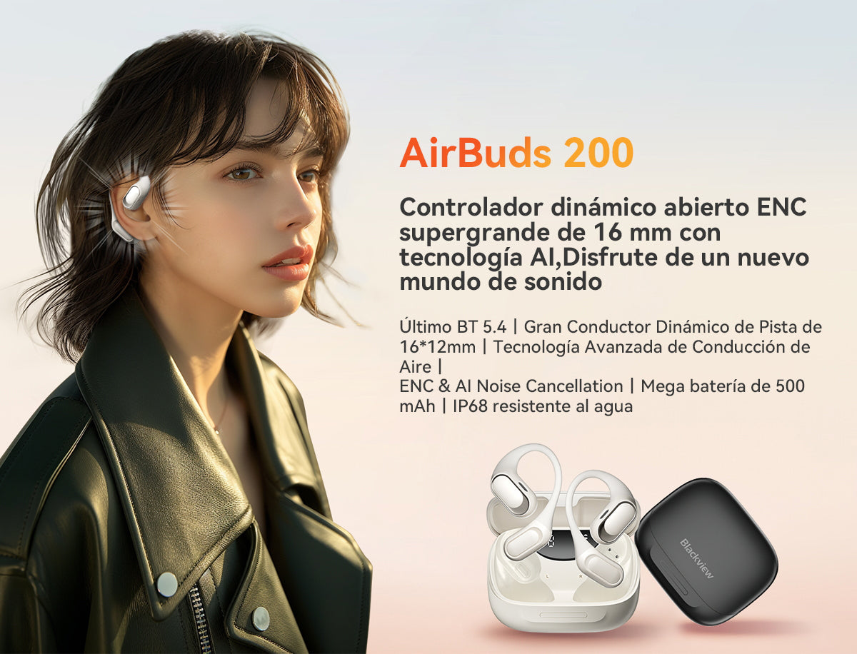 Blackview Airbuds 200 IP68 a prueba de agua auriculares TWS de oído abierto
