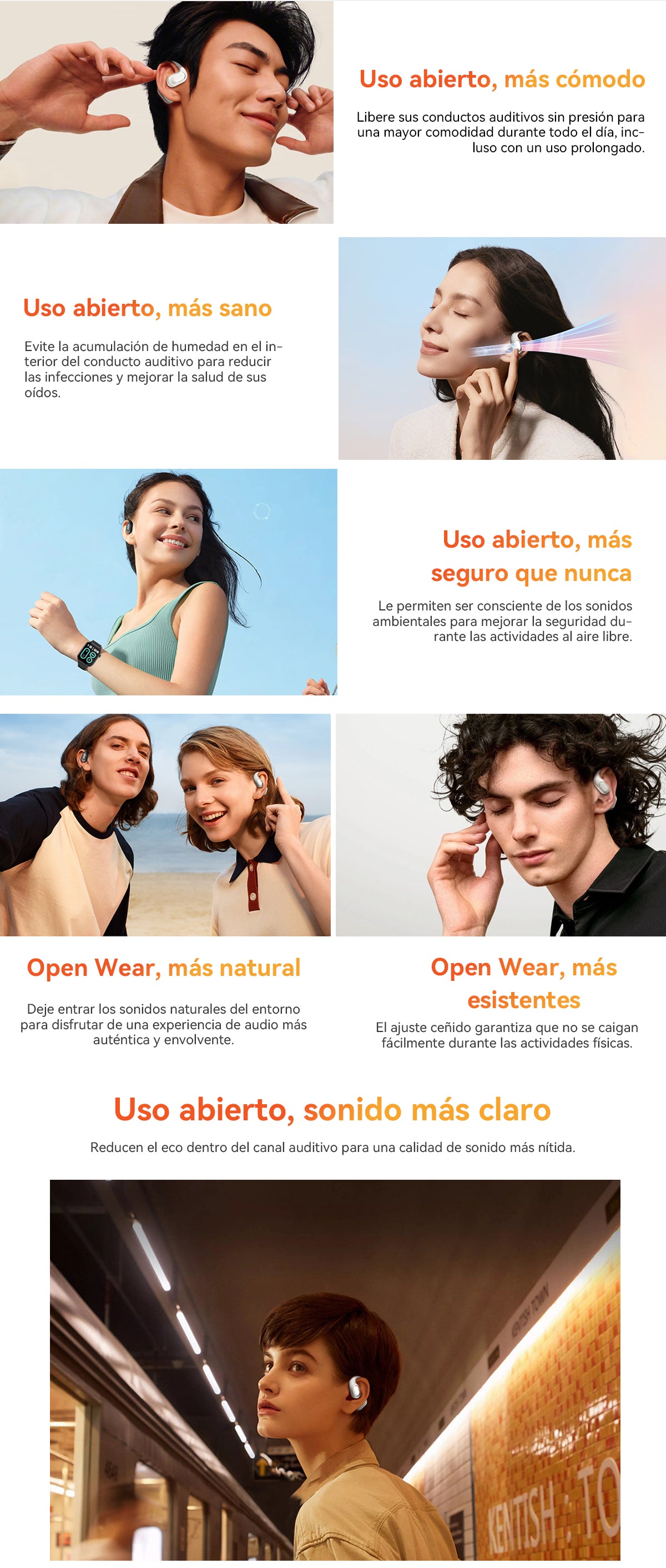 Blackview Airbuds 200 IP68 a prueba de agua auriculares TWS de oído abierto