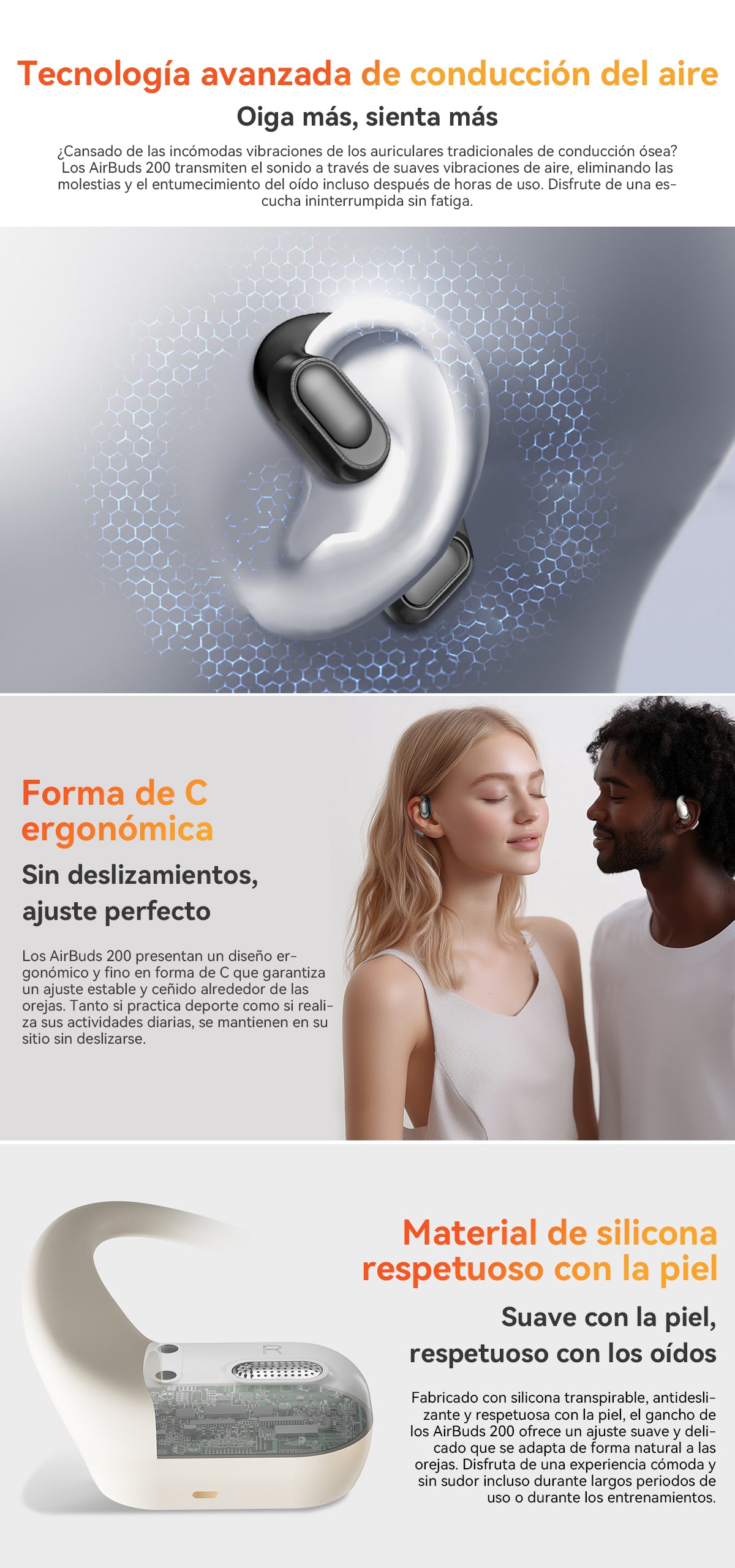 Blackview Airbuds 200 IP68 a prueba de agua auriculares TWS de oído abierto