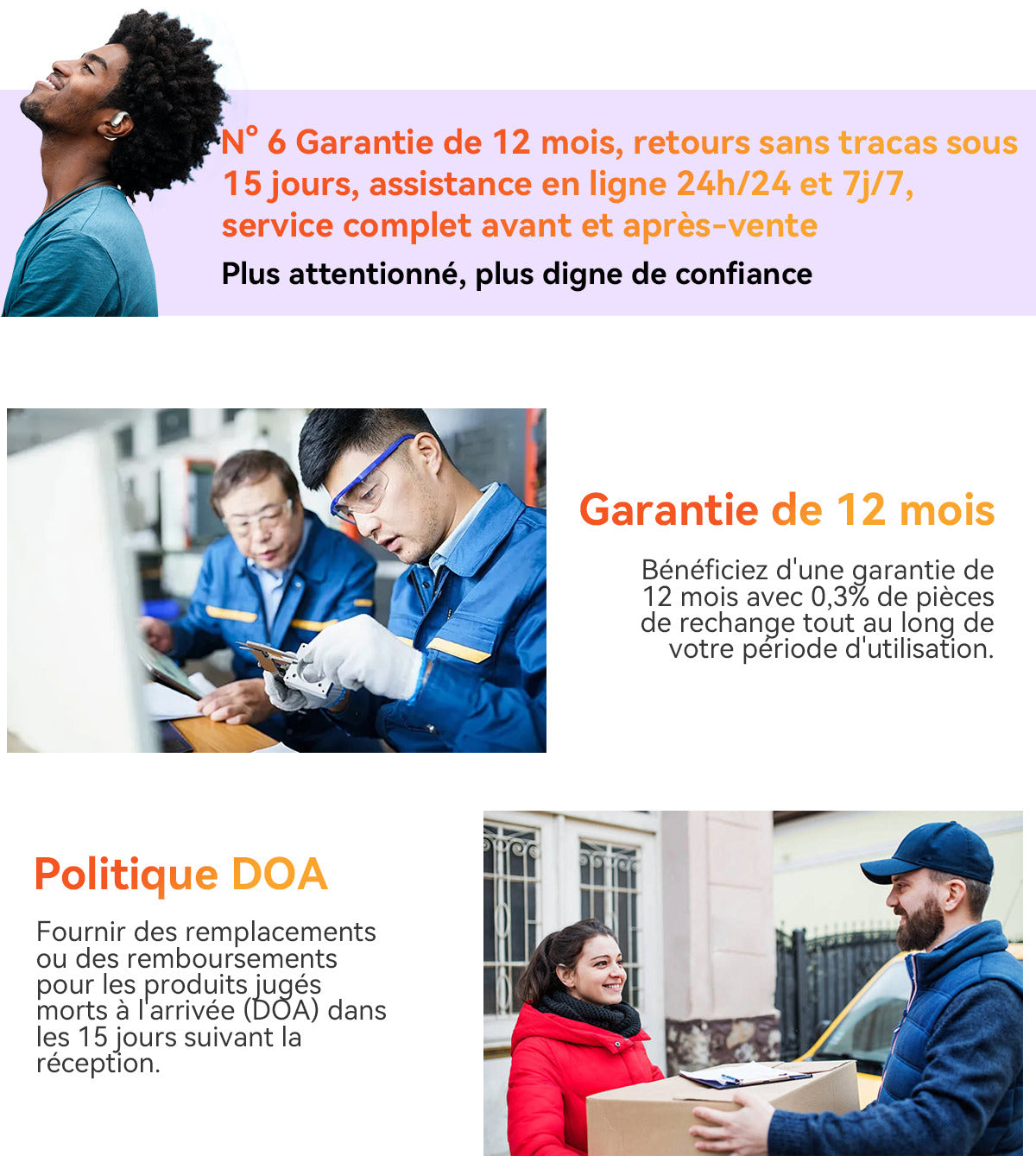 Blackview Airbuds 200 Étanches IP68 Écouteurs TWS à Oreille Ouverte