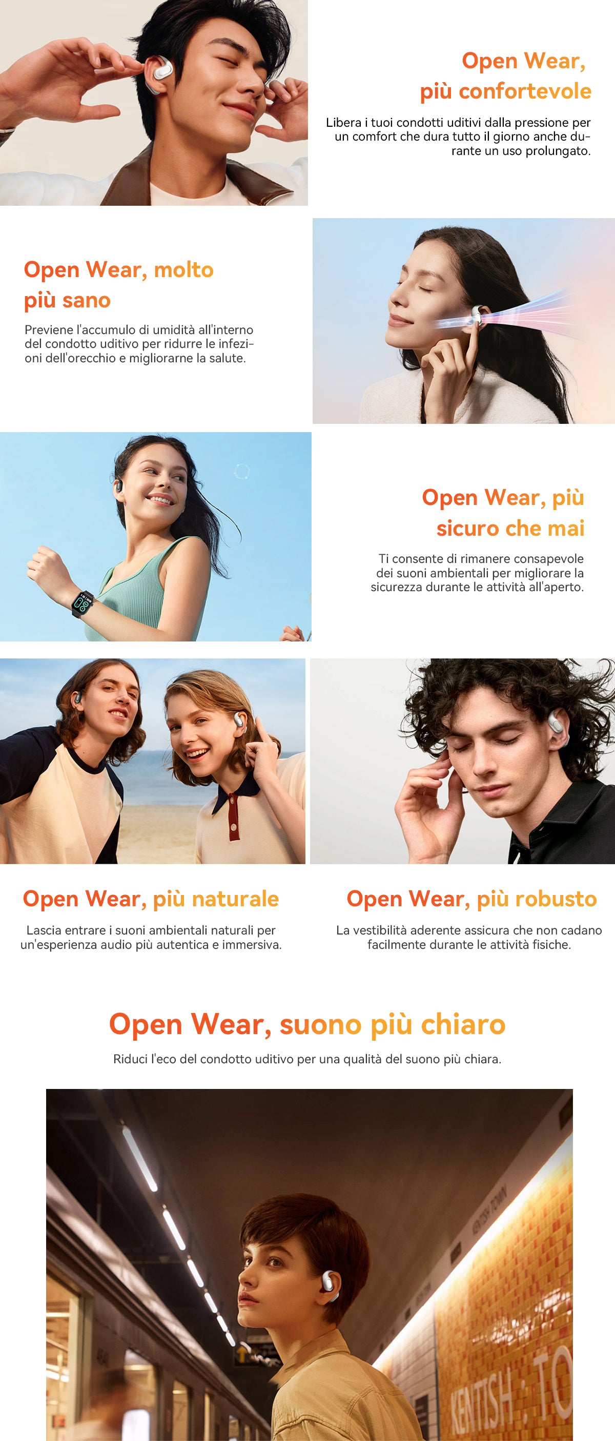 Blackview Airbuds 200 IP68 auricolari TWS impermeabili a orecchio aperto