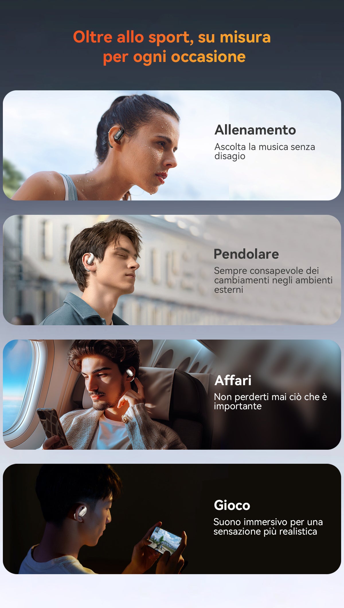 Blackview Airbuds 200 IP68 auricolari TWS impermeabili a orecchio aperto