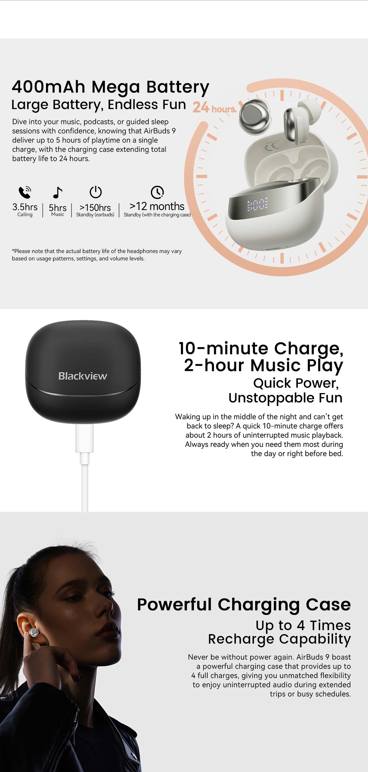 Blackview Airbuds 9 In-ear TWS Earbuds