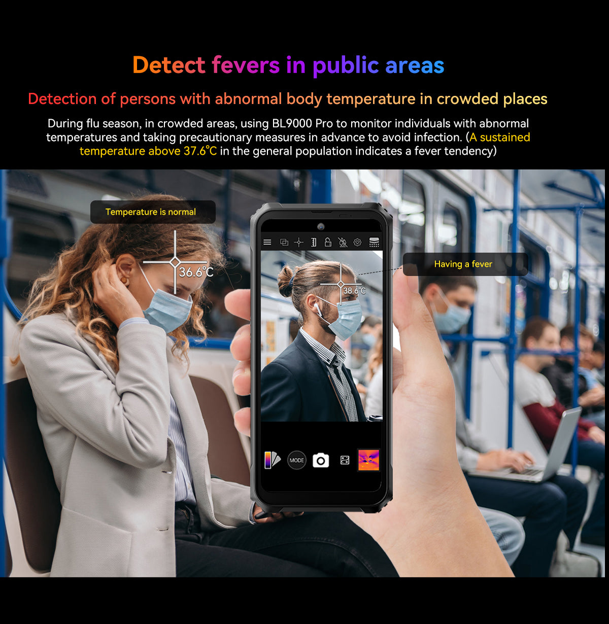 Blackview BL9000 Pro 5G Thermal Imaging Camera Rugged Phone