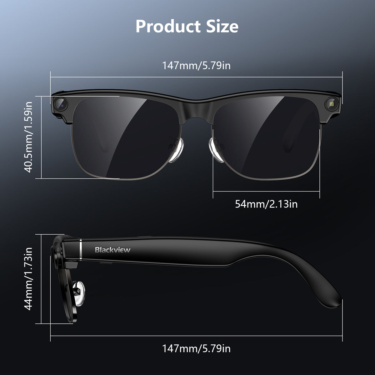Blackview BV200 AI Shooting Glasses