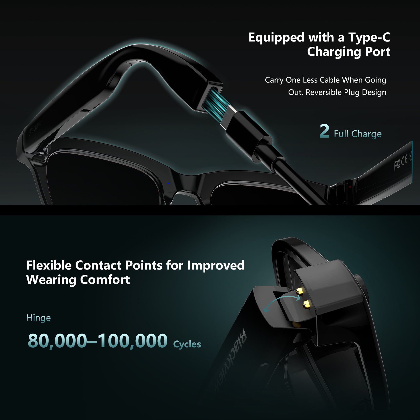 Blackview BV300 AI Shooting Glasses
