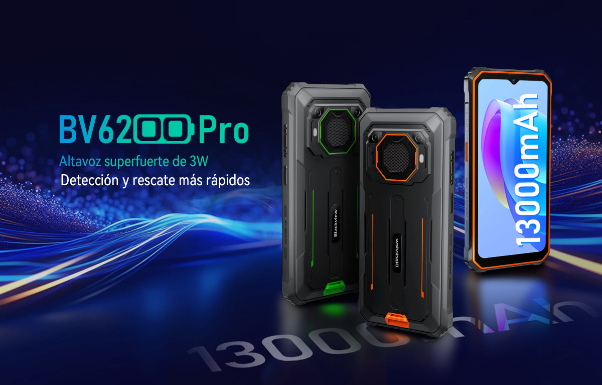Teléfono Rugged Blackview BV6200 Pro con Altavoz Potente