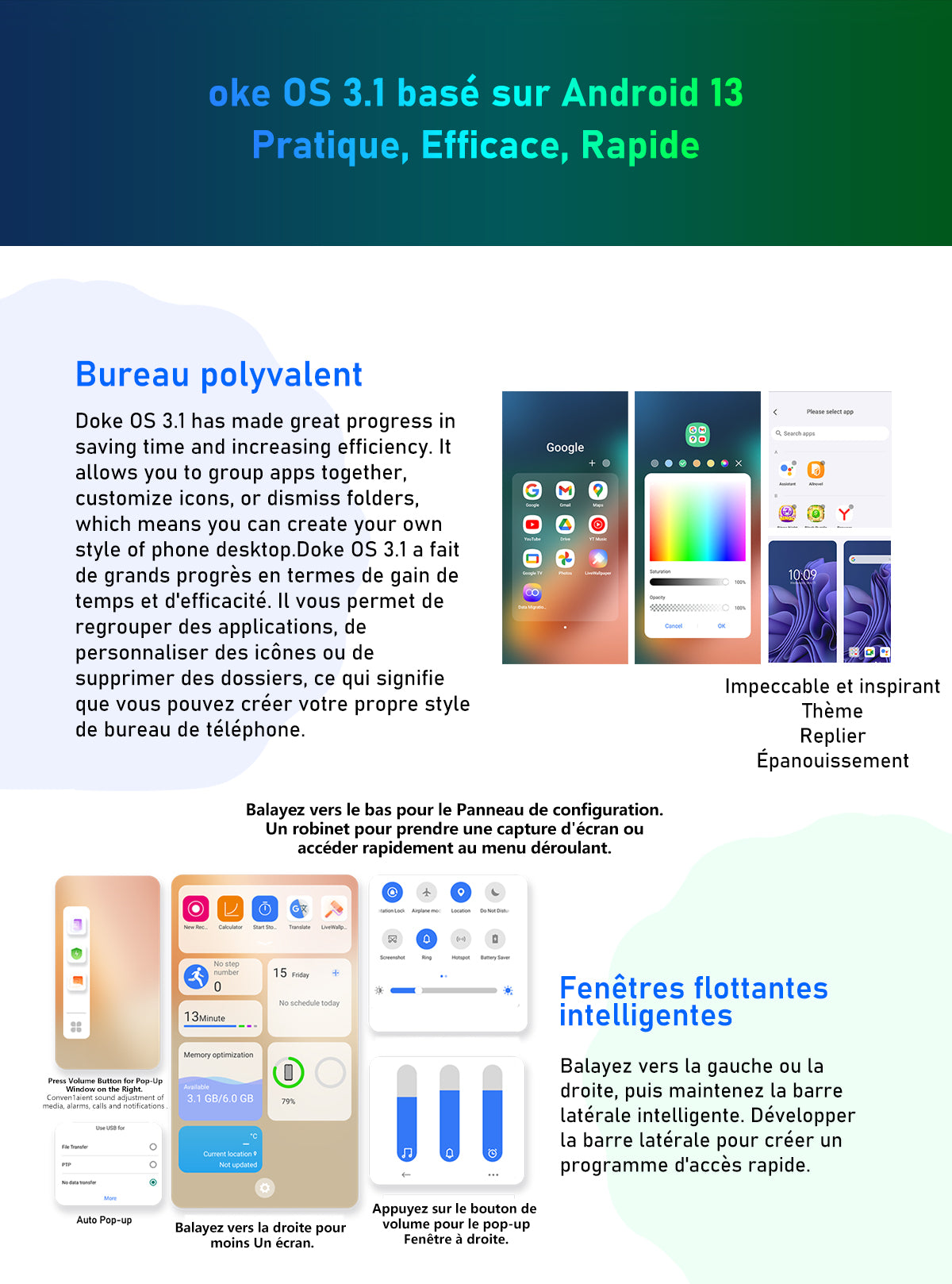 Téléphone robuste Blackview BV6200 Pro avec haut-parleur puissant
