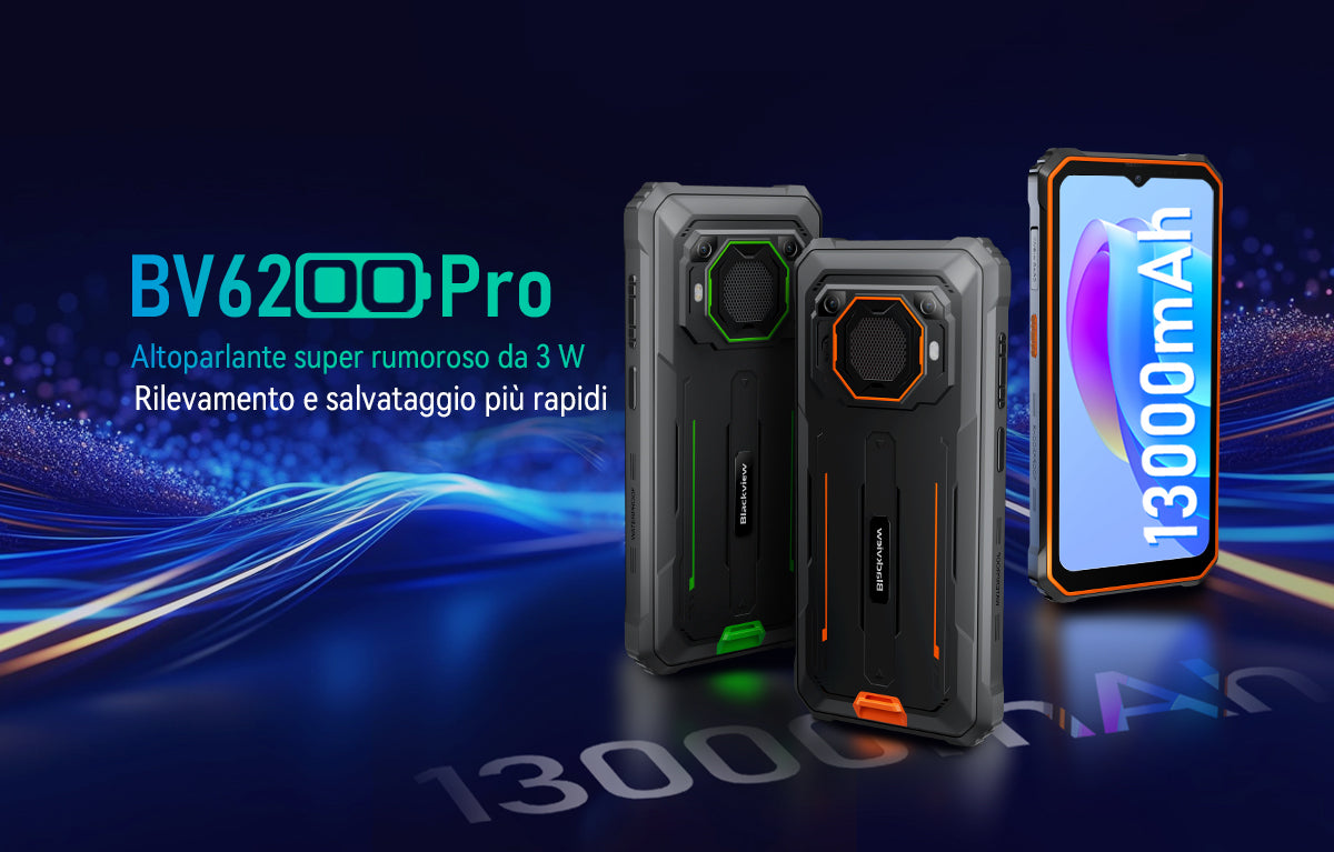 Telefono Rugged Blackview BV6200 Pro con Altoparlante Potente
