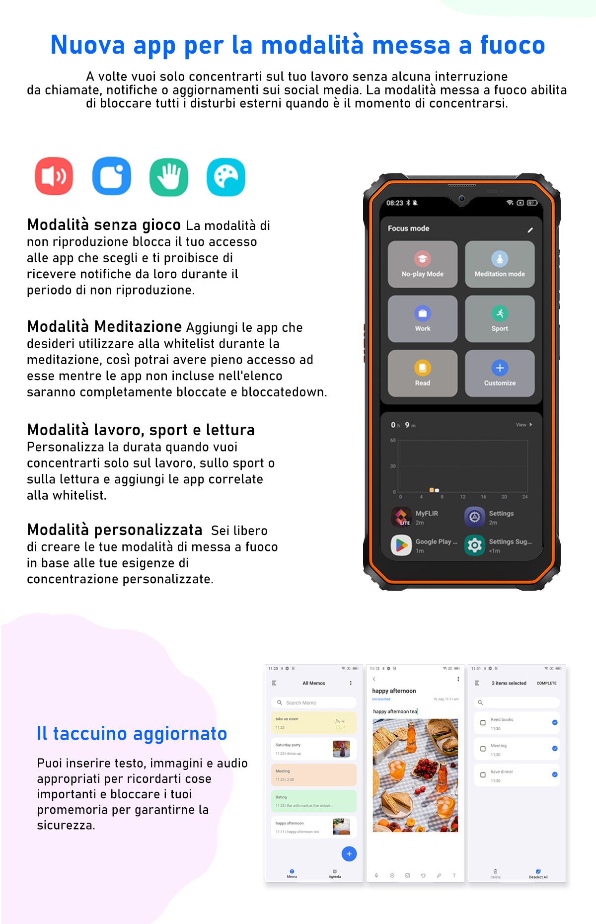 Telefono Rugged Blackview BV6200 Pro con Altoparlante Potente