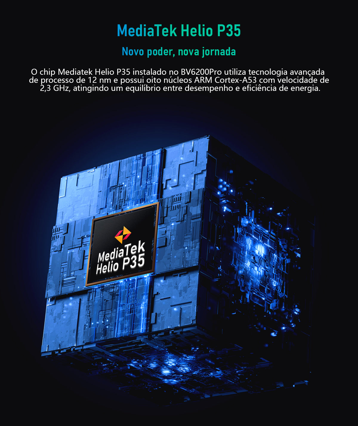 Telemóvel Rugged Blackview BV6200 Pro com Alto-Falante