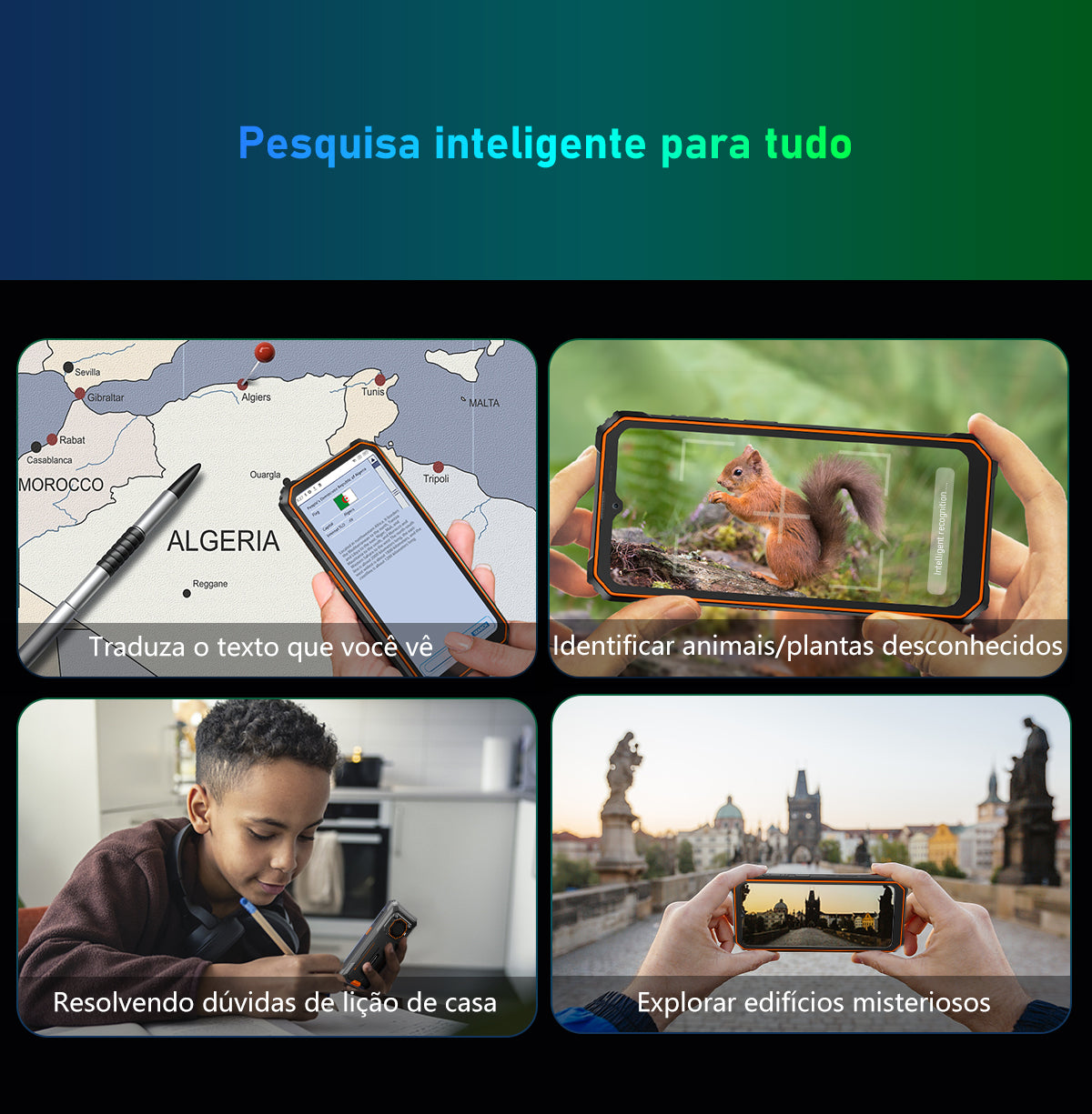 Telemóvel Rugged Blackview BV6200 Pro com Alto-Falante