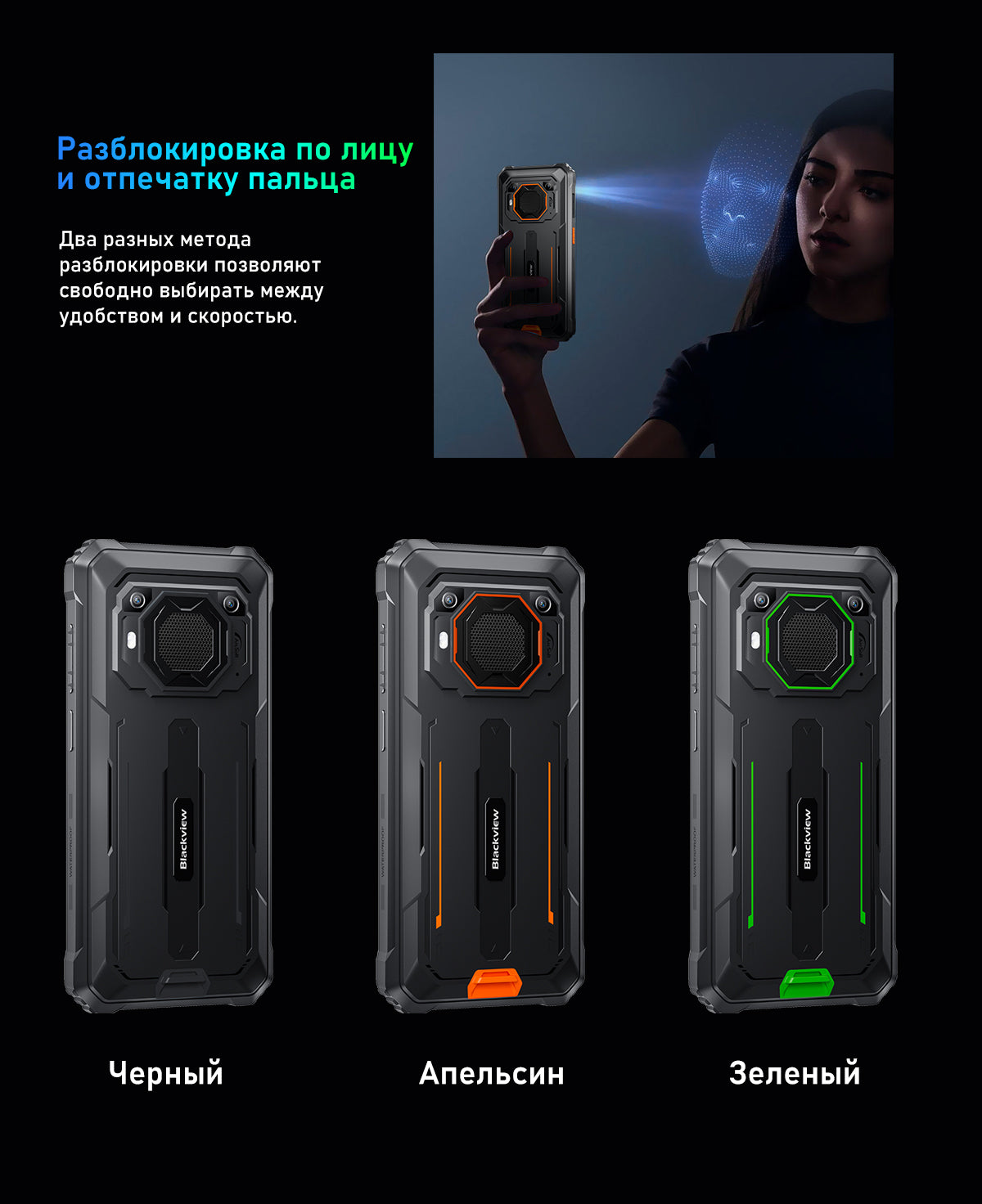 Blackview BV6200 Pro Громкий Динамик Устойчивый Телефон