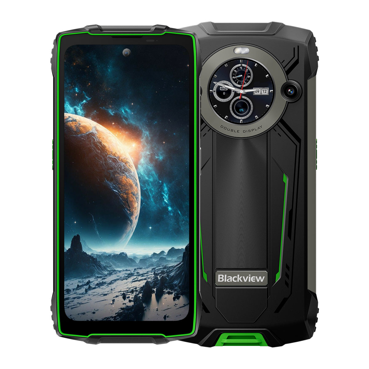 Blackview BV8200 6.5" 120Hz Main & 1.3" Secondary Display 12+256GB Built-in 170LM Flashlight 8800mAh Rugged 4G Cellphone
