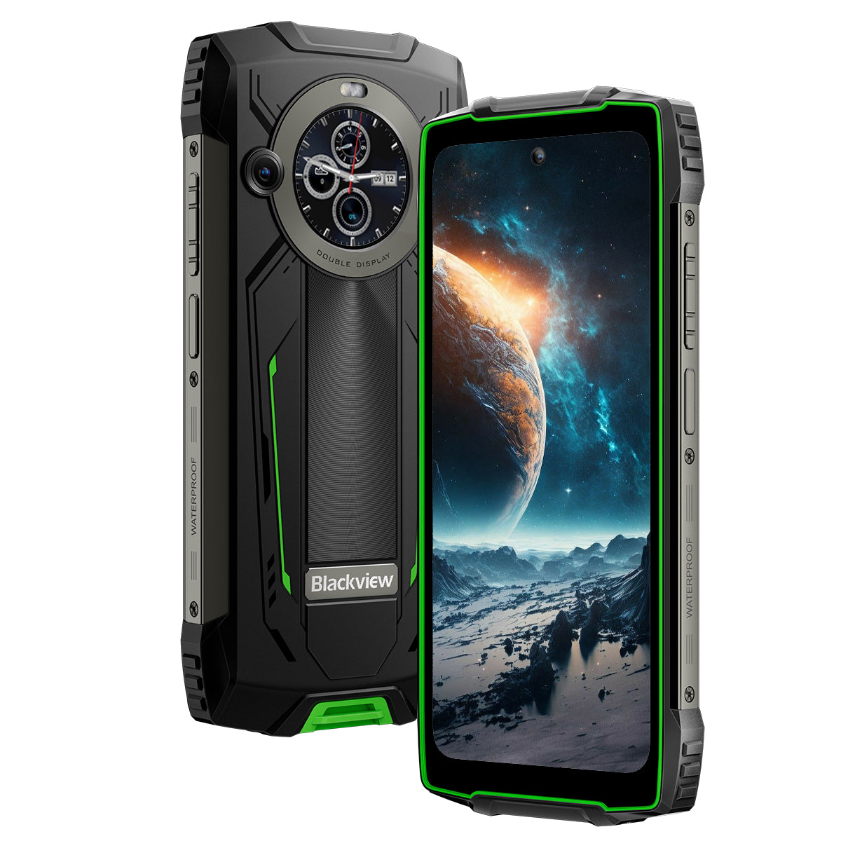 Blackview BV8200 6.5" 120Hz Main & 1.3" Secondary Display 12+256GB Built-in 170LM Flashlight 8800mAh Rugged 4G Cellphone