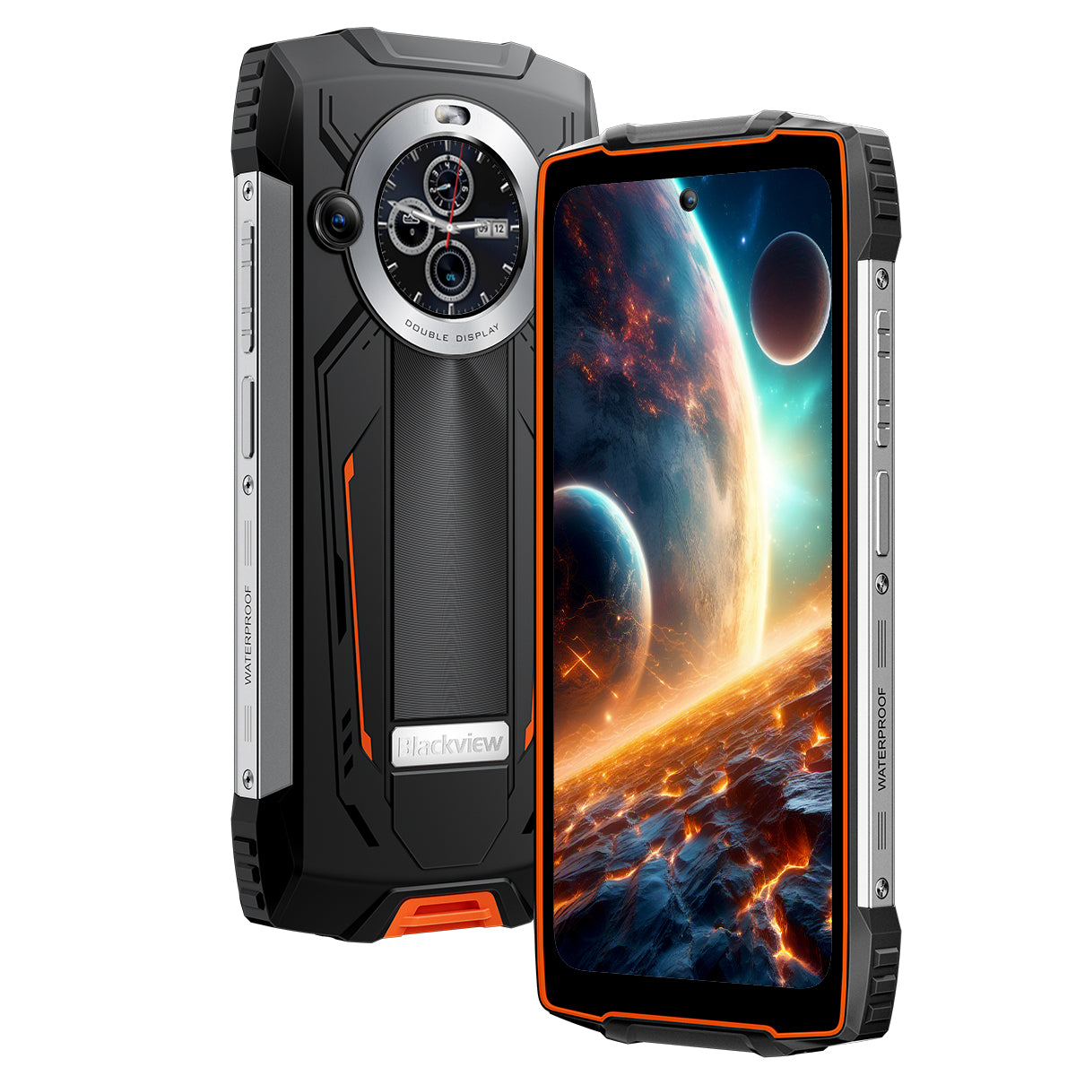 Blackview BV8200 6.5" 120Hz Main & 1.3" Secondary Display 12+256GB Built-in 170LM Flashlight 8800mAh Rugged 4G Cellphone