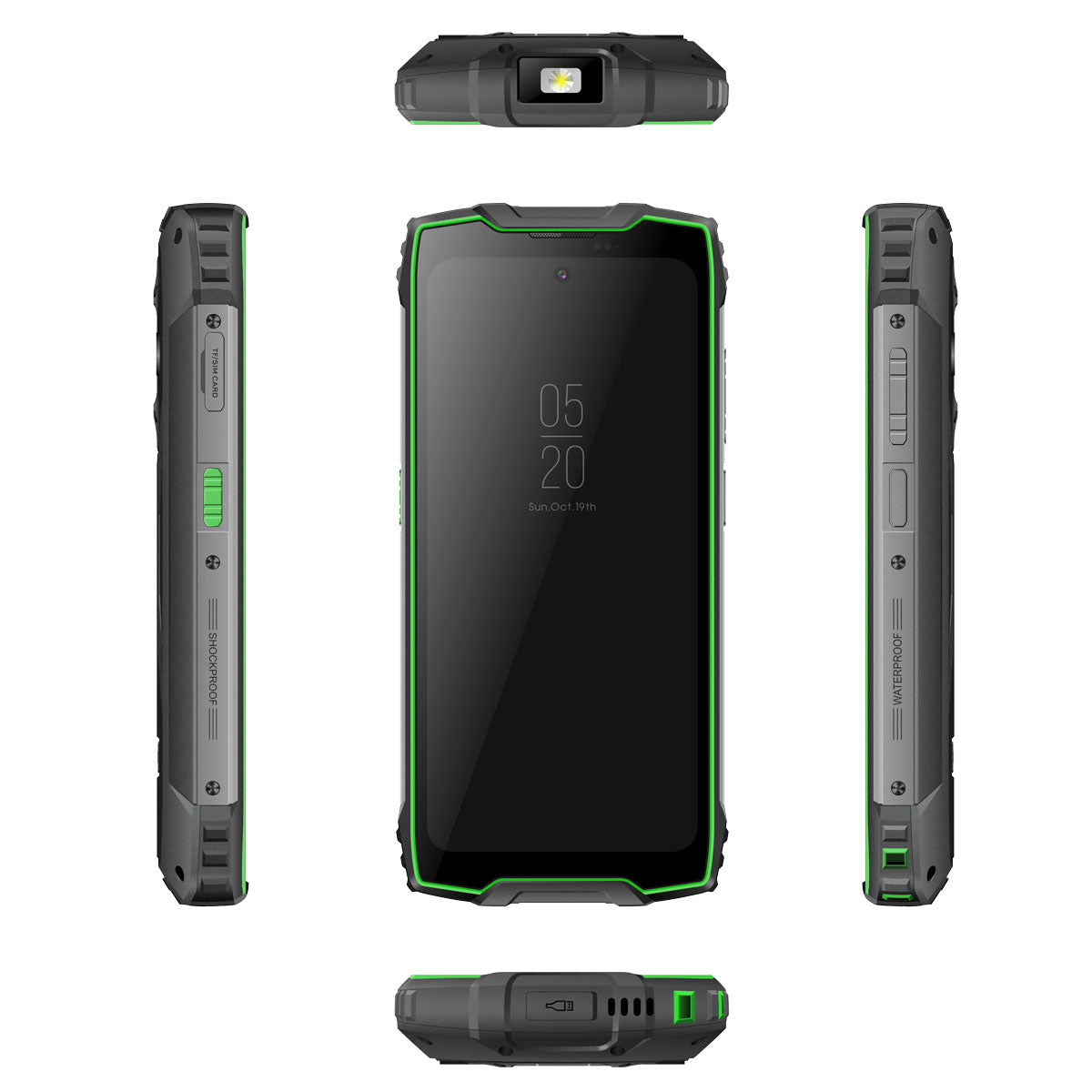 Blackview BV9300 Pro 8/12GB+256GB 6.7-Inch Main & 1.3-inch Round Secondary Display Built-in 100LM Flashlight 15080mAh 4G Ruggedized Phone