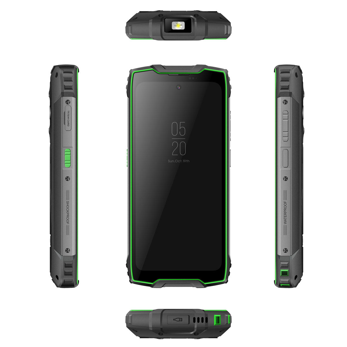 Blackview BV9300 Pro 8/12GB+256GB 6.7-Inch Main & 1.3-inch Round Secondary Display Built-in 100LM Flashlight 15080mAh Rugged 4G Cellphone