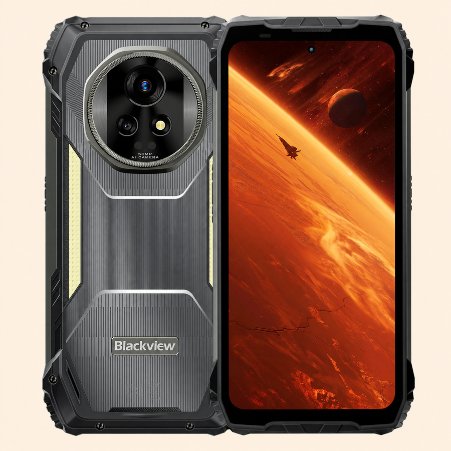 Blackview XPLORE 2 6.73-Inch 3.2K AMOLED Display 12+256GB or 16+1TB Dimensity 8300 20000mAh 467LM Camping Light 5G AI Rugged Phone