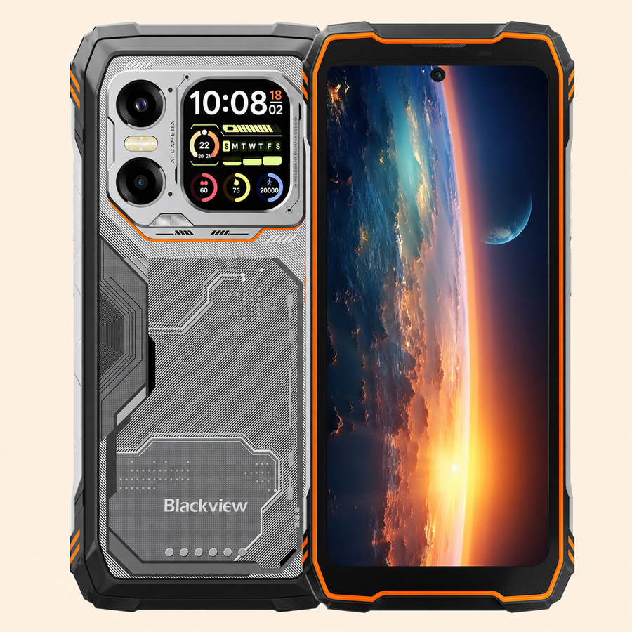 Blackview XPLORE 1 Walkie Talkie 5G Rugged Phone with Walkie-talkie 6.78-inch 120Hz Main & 2.01" Secondary Display 20000mAh Battery