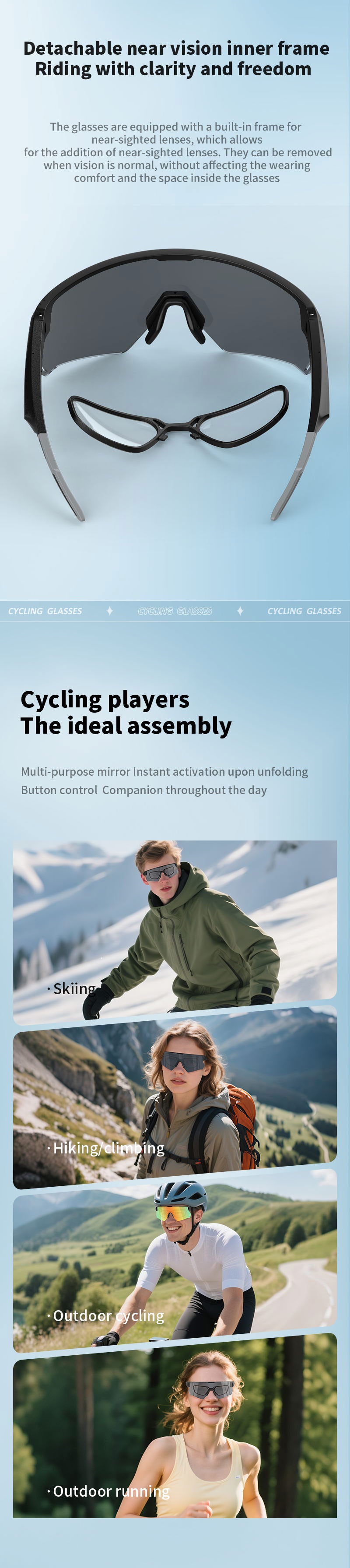 Blackview D2 Outdoor Smart UV Glasses