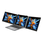 Blackview DCM6 14-tommer dobbelt skærm bærbar laptop skærmforlænger med højttaler