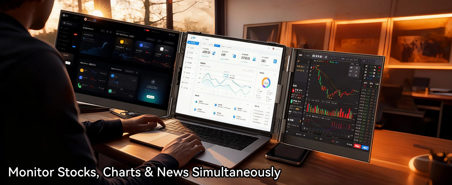Blackview DCM6 Pro 14 tuuman kaksoisnäyttö kannettava tietokoneen näytön laajennin