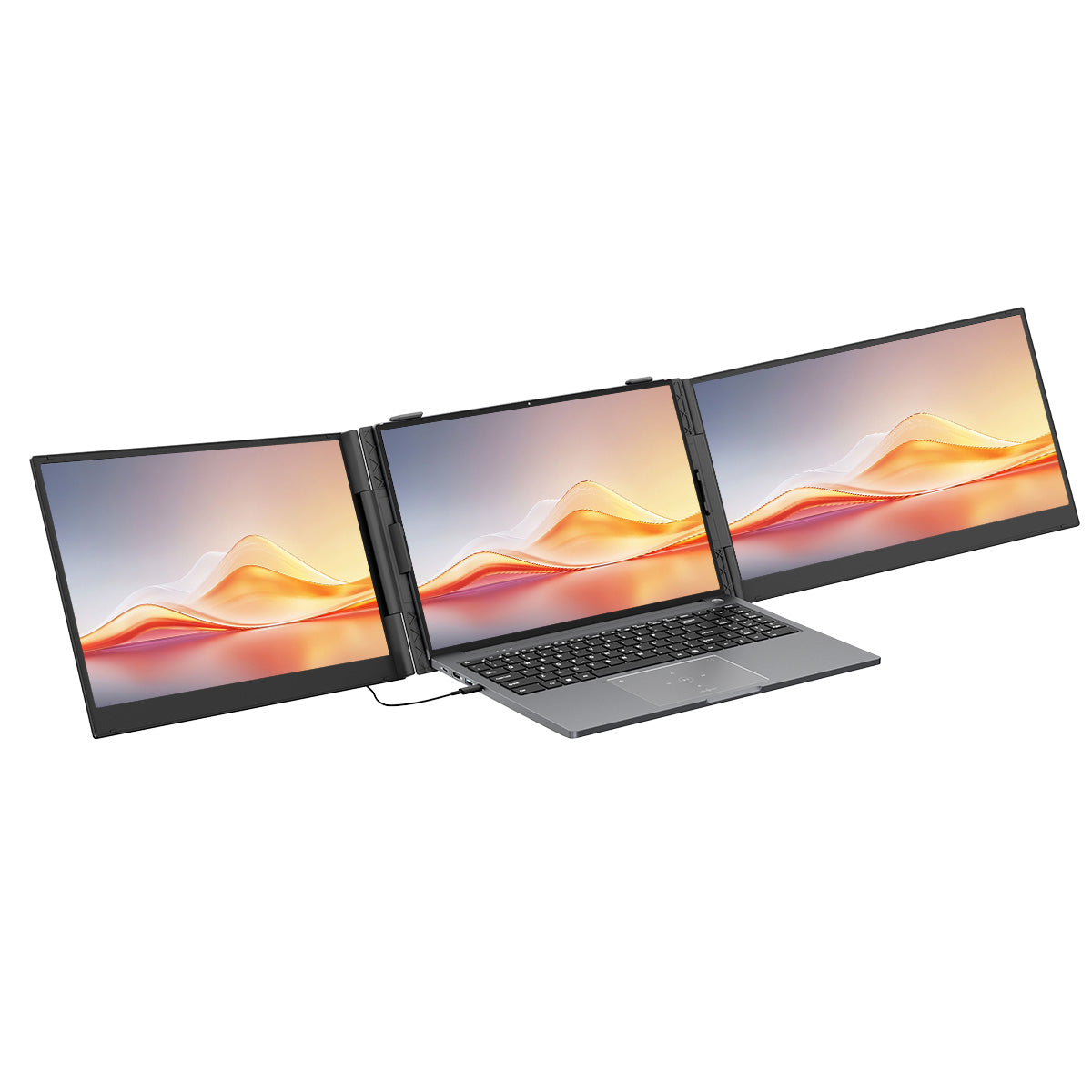 Blackview DCM6 Pro 14-inch Dual Monitor Portable Laptop Screen Extender with 2 USB-C Port