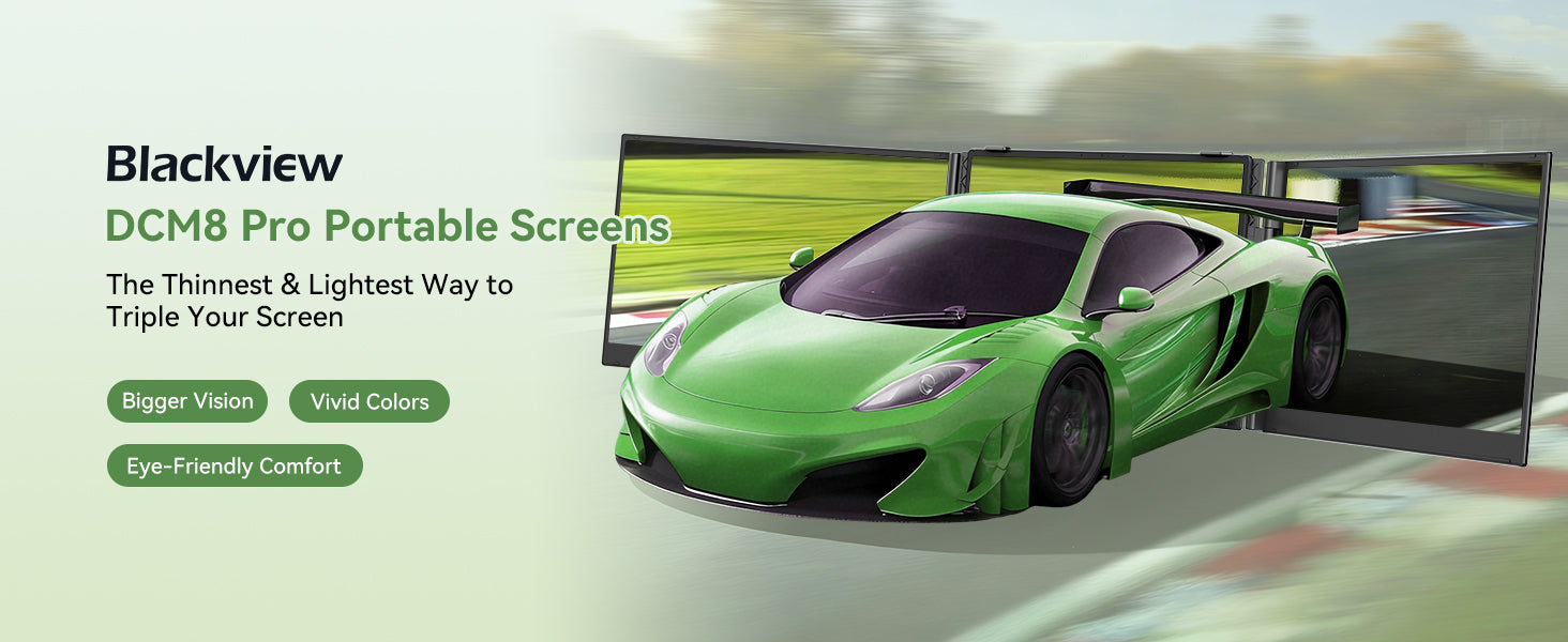 Blackview DCM8 Pro 15,6 tuuman kaksinäyttöinen kannettava näytön laajennin