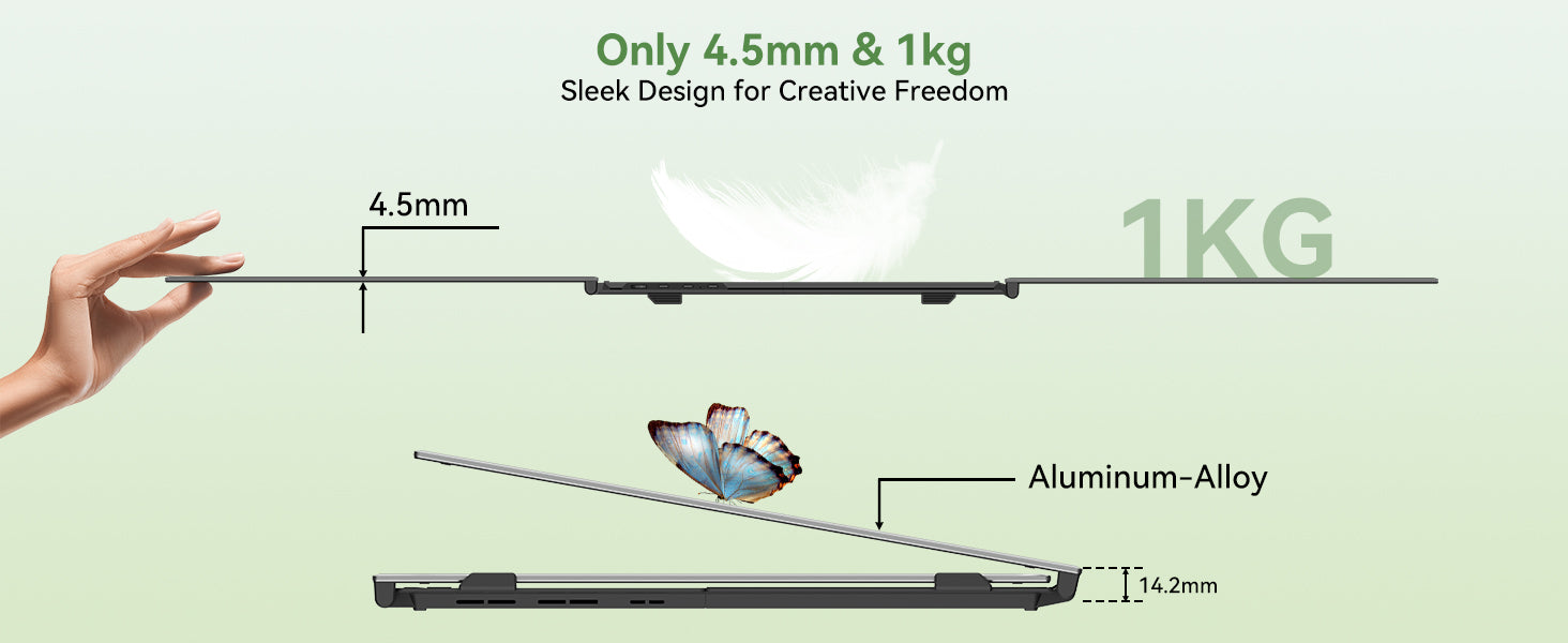 Blackview DCM8 Pro 15,6 tuuman kaksinäyttöinen kannettava näytön laajennin