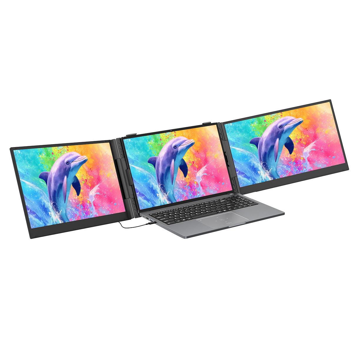 Blackview DCM8 Pro 15.3-inch Dual Monitor Portable Laptop Screen Extender with 2 USB-C Port
