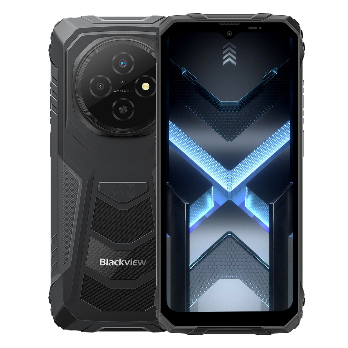 Blackview FORT 1 6,56-Zoll 90Hz Smart AI Display Unisoc Tiger T615 Octa-Core 10000mAh 4G AI Robust Telefon