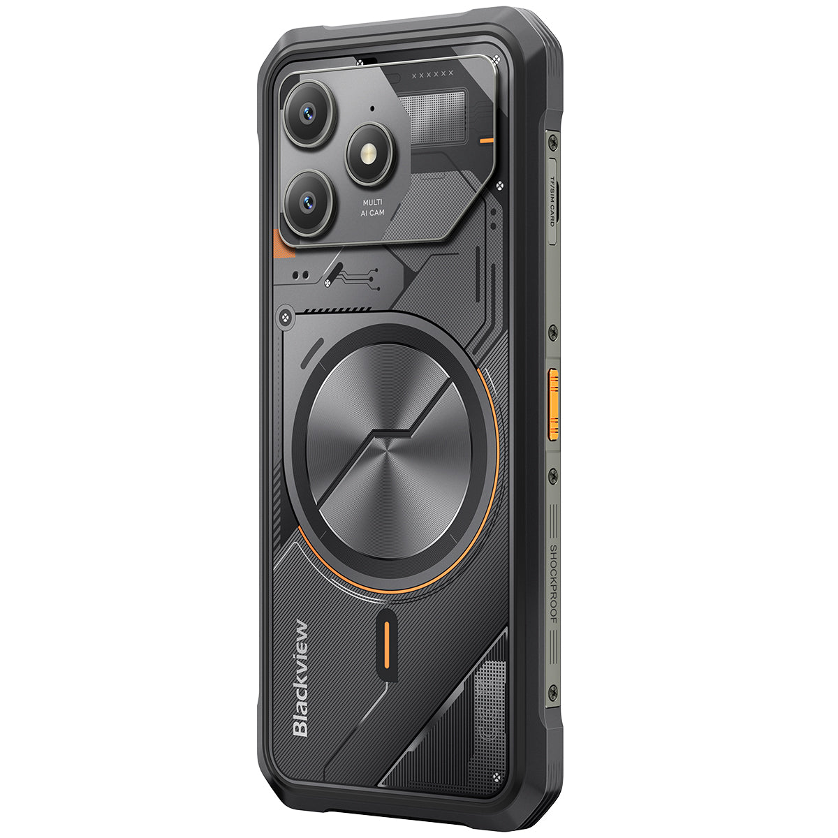 Blackview FORT 100 Téléphone robuste 4G ultra-fin 6,56 pouces MediaTek Helio G81 Octa-core 5000mAh Appareil photo 16MP+13MP