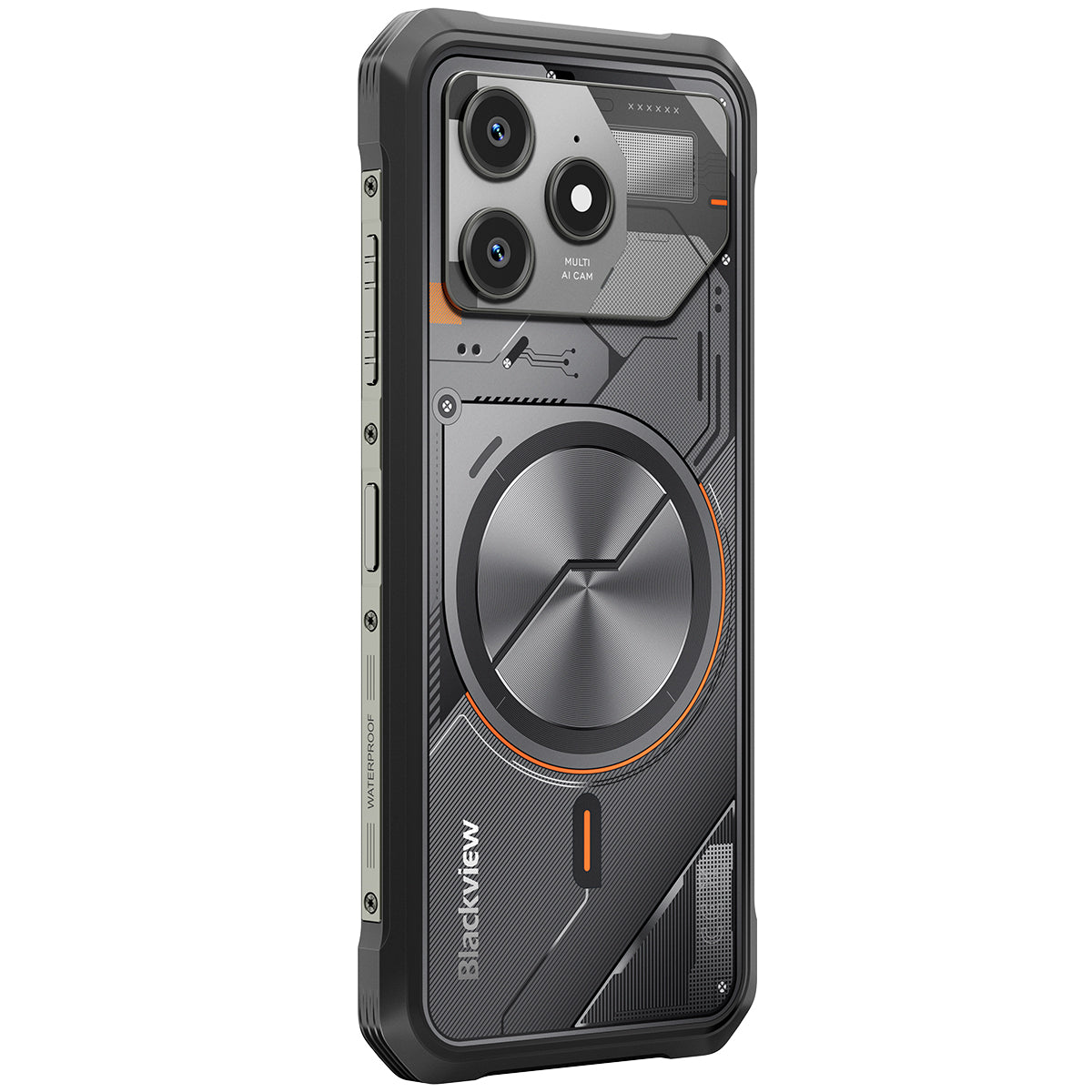 Blackview FORT 100 Téléphone robuste 4G ultra-fin 6,56 pouces MediaTek Helio G81 Octa-core 5000mAh Appareil photo 16MP+13MP
