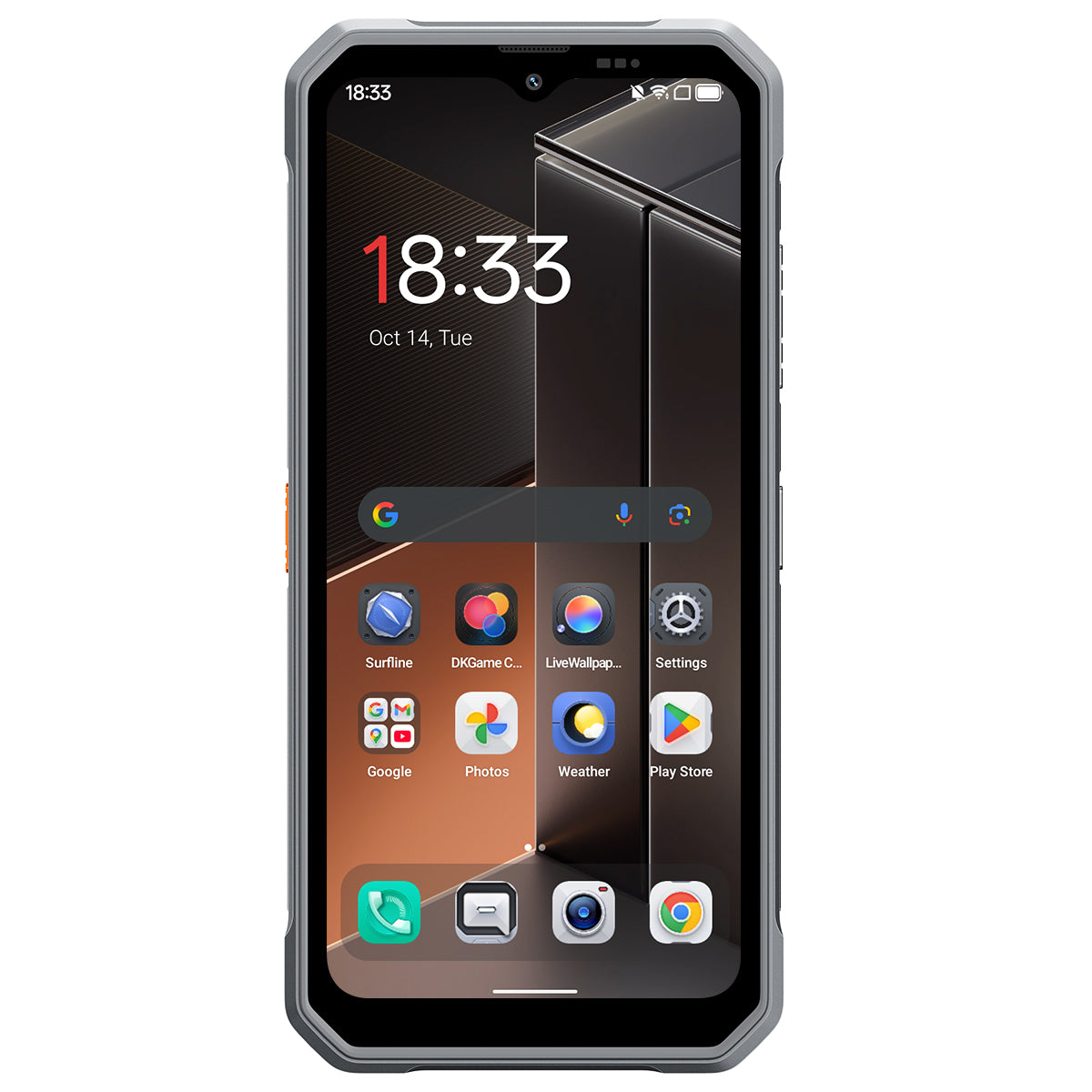 Blackview FORT 100 Téléphone robuste 4G ultra-fin 6,56 pouces MediaTek Helio G81 Octa-core 5000mAh Appareil photo 16MP+13MP