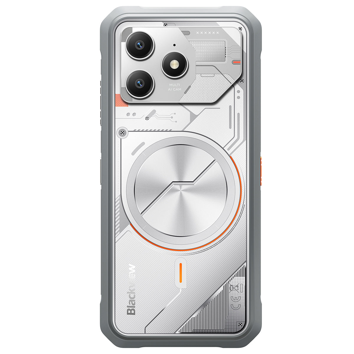 Blackview FORT 100 Téléphone robuste 4G ultra-fin 6,56 pouces MediaTek Helio G81 Octa-core 5000mAh Appareil photo 16MP+13MP