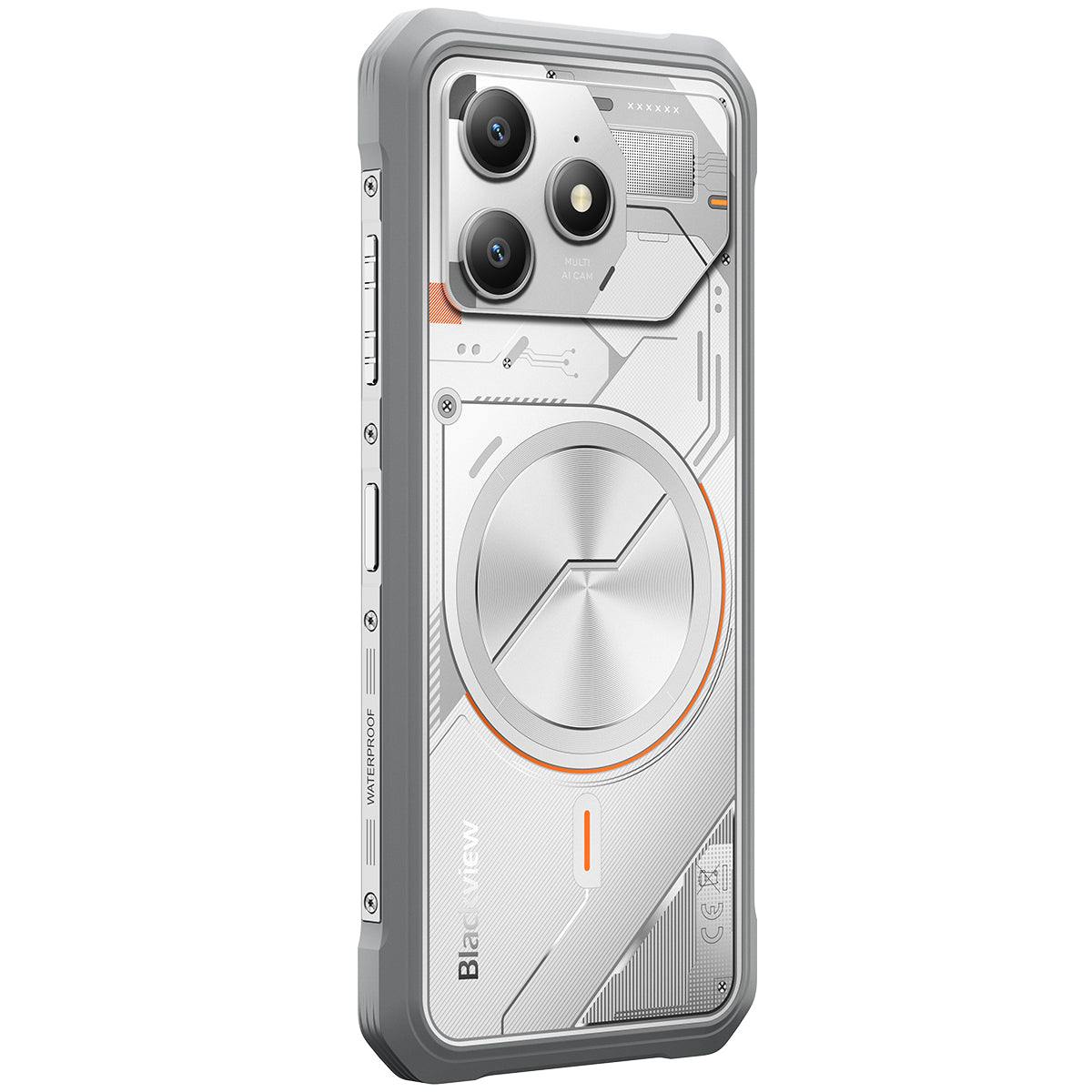 Blackview FORT 100 Téléphone robuste 4G ultra-fin 6,56 pouces MediaTek Helio G81 Octa-core 5000mAh Appareil photo 16MP+13MP